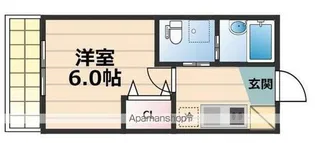 ブレイブ山手A棟【2階】の間取り