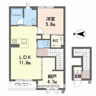 PURO MADERA プロ マデラ【2階】の間取り