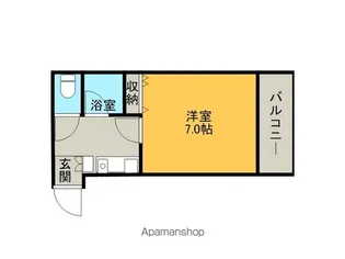 コンフォート春木【202号室】の間取り