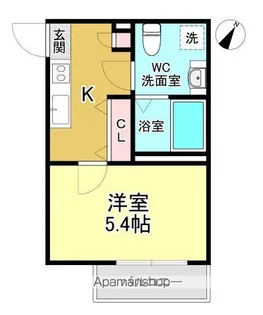 FLEUR SーKASHIWA【1階】の間取り