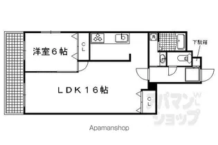 URESIDENCE二条城【501号室】の間取り