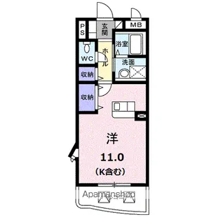 スカイルシパー【2階】の間取り