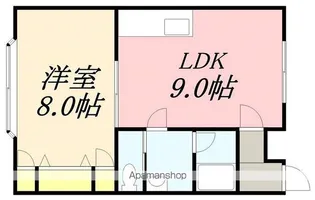 ロイヤルガーデンA【301号室】の間取り