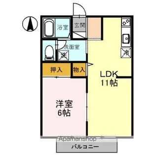 レディアンス熊谷【2階】の間取り