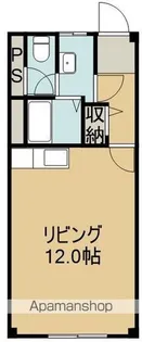 柏木ハイツ(カシワギハイツ)【205号室】の間取り