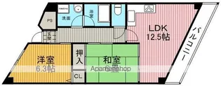 セレコート箕面【2階】の間取り