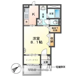ベルクレイン【1階】の間取り