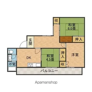 プレアール摂津鳥飼【4階】の間取り