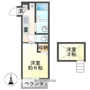 FIORE GIRASOLE【2階】の間取り