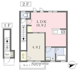 HYO−DORU【2階】の間取り