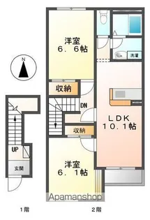 アシューレ【2階】の間取り
