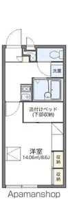 レオパレスEASE MORE【204号室】の間取り