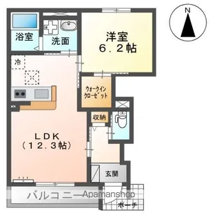 ESPERANZAⅡ【1階】の間取り