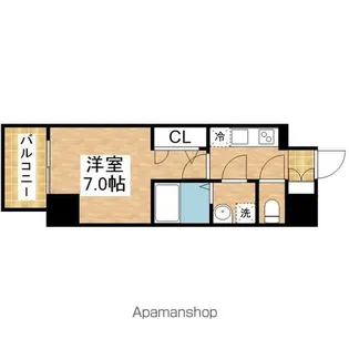 愛知県名古屋市瑞穂区洲雲町4丁目【マンション】の間取り
