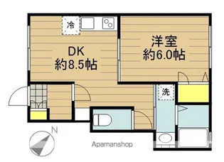 PRIMROSEⅡ【101号室】の間取り