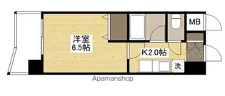 プライム出島【906号室】の間取り
