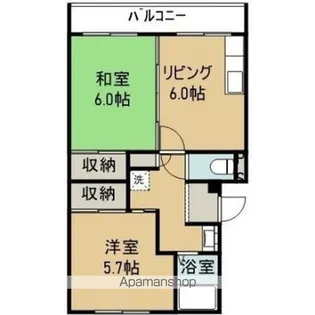 メゾン・ド・シャモニー【305号室】の間取り