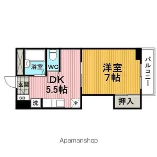 ハイムイズ【406号室】の間取り