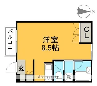 リドヴェール【1階】の間取り