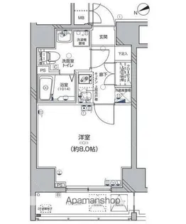 ディアレイシャスID横浜南【9階】の間取り