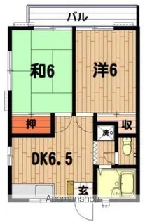 コーポラス羽沢【2階】の間取り