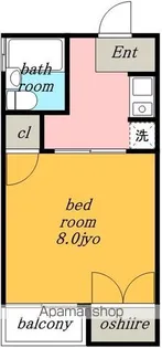 シャトー星ヶ丘【2階】の間取り