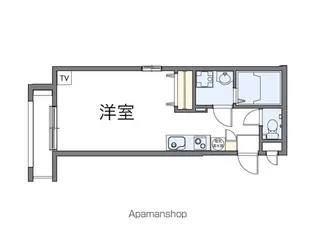 レオパレス別所新町LA1【1階】の間取り