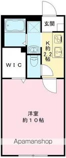 ロワール【106号室号室】の間取り