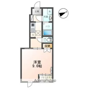 荒町アパート【105号室】の間取り