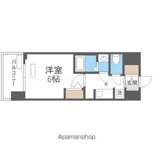 プレリスNEO大阪十三エルヴィオン【8階】の間取り