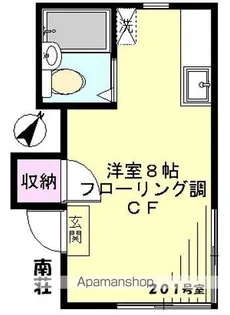 南荘【2階】の間取り