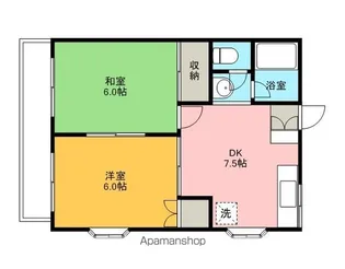 ハイツ田中【2階】の間取り