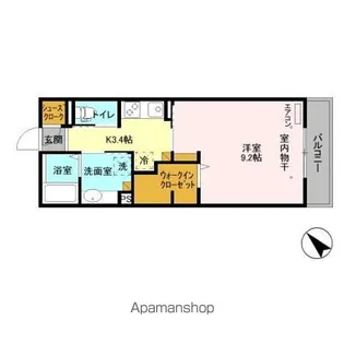 レーヴマニフィック南柏【2階】の間取り
