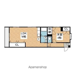 パークレン折戸【4階】の間取り