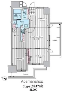 クロスレジデンス東十条【2階】の間取り