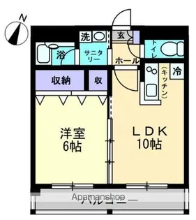 AM’S4観光町【7階】の間取り