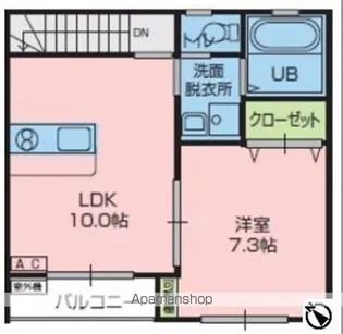 メゾン・ドマーニ【2階】の間取り