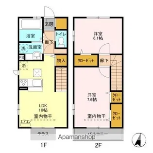 KーFLAT(ケーフラット)【1階】の間取り