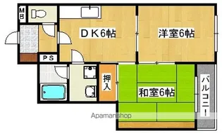 スポール南住吉【2階】の間取り