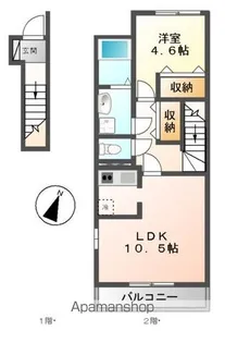 シュトラール【2階】の間取り