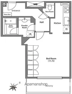 ザ・タワー・グランディア【8階】の間取り
