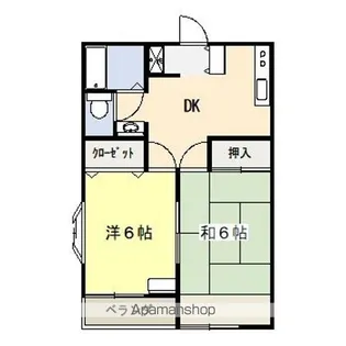 ピアジェ長峰【101号室】の間取り