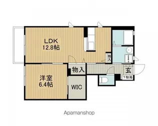 ヴィル ロジュマン【1階】の間取り