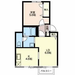 ヴィラ島立【1階】の間取り