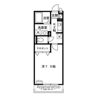 サンモール柴又【1階】の間取り