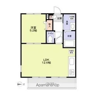 メゾンK【3階】の間取り