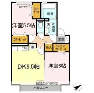 スターパレス下松 ヘラクレス館【2階】の間取り