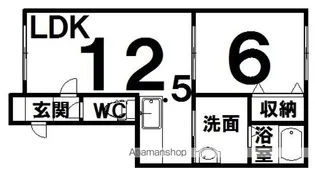 エイル・2【103号室】の間取り
