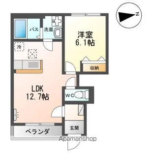 クレストール・K【101号室】の間取り