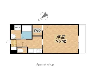 カーサポポラート【203号室】の間取り